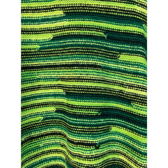 ASOS Green Striped Crew Neck Sweater - Picture 3 of 6